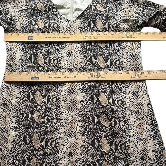 Womens Dress Size 10 Animal Print Retro Go Go Mini Office Siren Cocktail Party - Picture 5 of 9